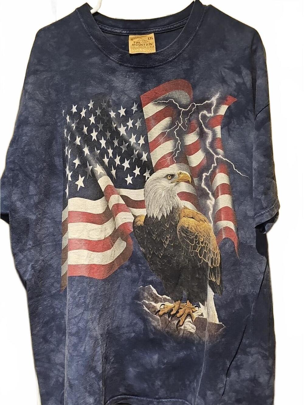 The Mountain brand Independence Eagle T-shirt Mens Size XXL